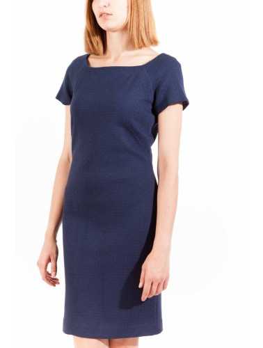 GANT SHORT DRESS WOMAN BLUE