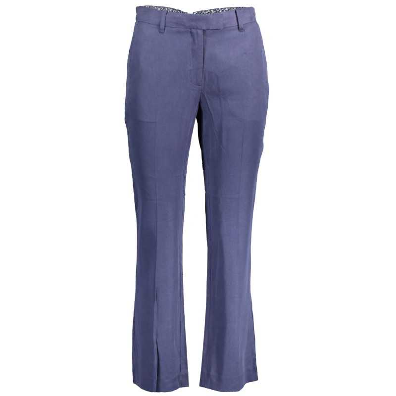 GANT WOMEN'S BLUE TROUSERS