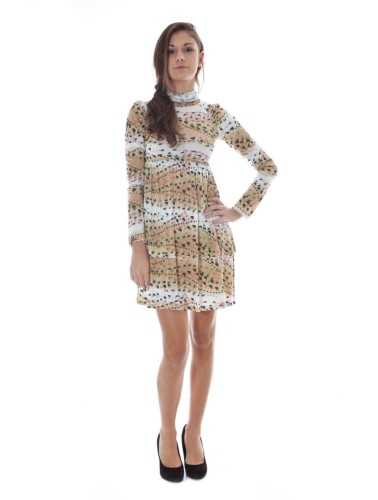 PHARD SHORT DRESS BEIGE WOMAN