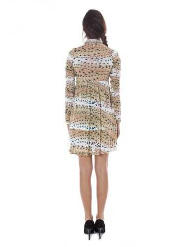 PHARD SHORT DRESS BEIGE WOMAN