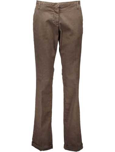 FRED PERRY WOMEN'S BROWN TROUSERS