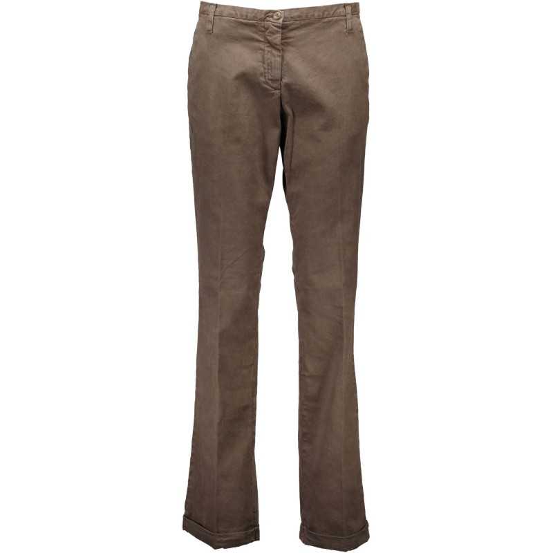 FRED PERRY WOMEN'S BROWN TROUSERS