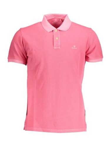 GANT MEN'S PINK SHORT SLEEVE POLO SHIRT