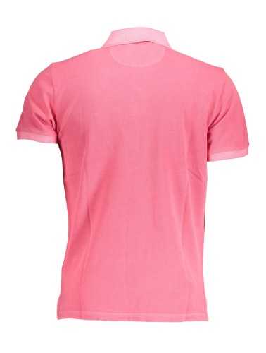 GANT MEN'S PINK SHORT SLEEVE POLO SHIRT