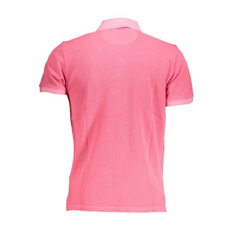 GANT MEN'S PINK SHORT SLEEVE POLO SHIRT