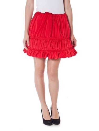 DENNY ROSE SHORT SKIRT WOMAN RED