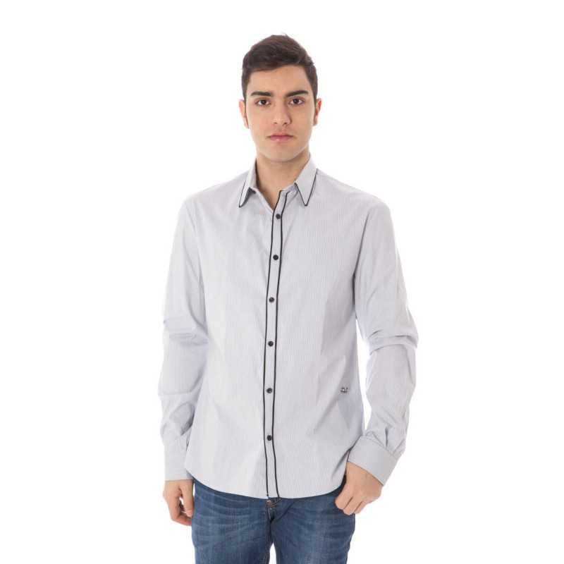 COSTUME NATIONAL MEN'S LONG SLEEVE SHIRT LIGHT