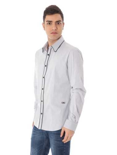 COSTUME NATIONAL CAMICIA MANICHE LUNGHE UOMO AZZURRO