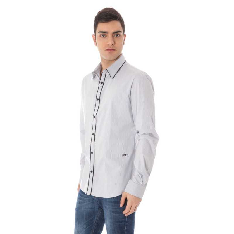 COSTUME NATIONAL MEN'S LONG SLEEVE SHIRT LIGHT