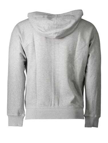 GANT SWEATSHIRT WITH ZIP MAN GRAY