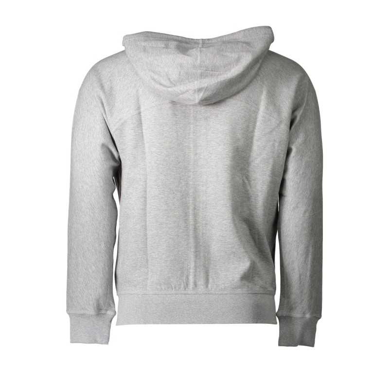 GANT SWEATSHIRT WITH ZIP MAN GRAY