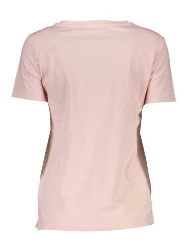 GUESS JEANS WOMEN'S SHORT SLEEVE T-SHIRT PINK