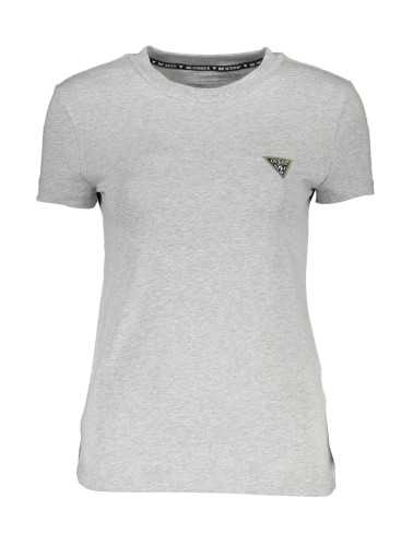 GUESS JEANS T-SHIRT MANICHE CORTE DONNA GRIGIO