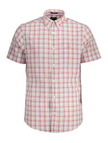 GANT CAMICIA MANICHE CORTE UOMO ROSSO