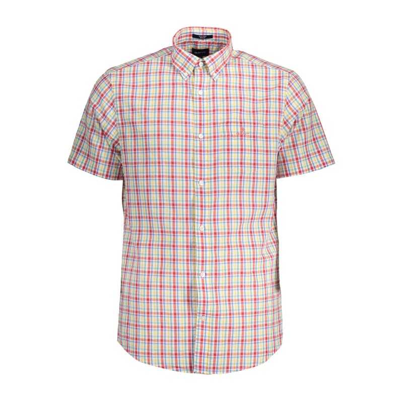 GANT CAMICIA MANICHE CORTE UOMO ROSSO