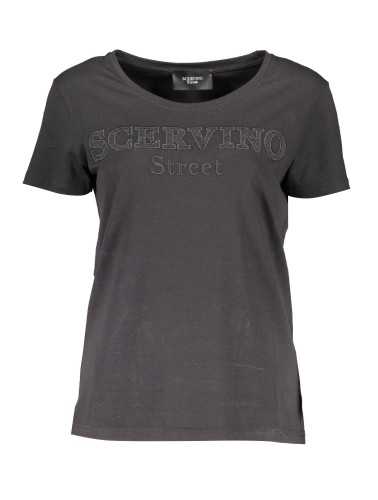 SCERVINO STREET T-SHIRT MANICHE CORTE DONNA NERO