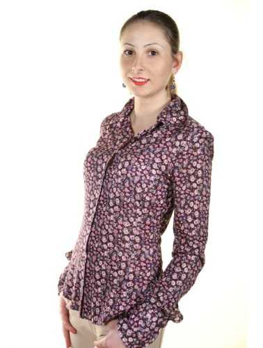 HOLIDAY INN CAMICIA MANICHE LUNGHE DONNA VIOLA