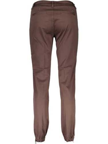 LIU JO BROWN WOMAN TROUSERS