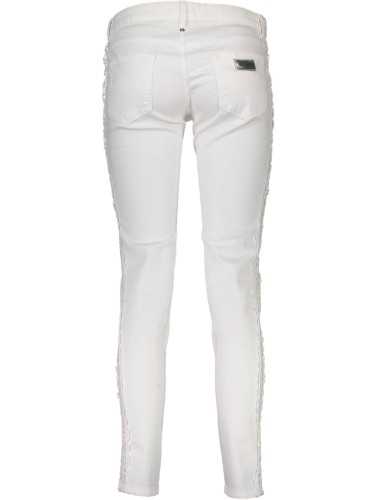 JUST CAVALLI WOMEN'S WHITE TROUSERS