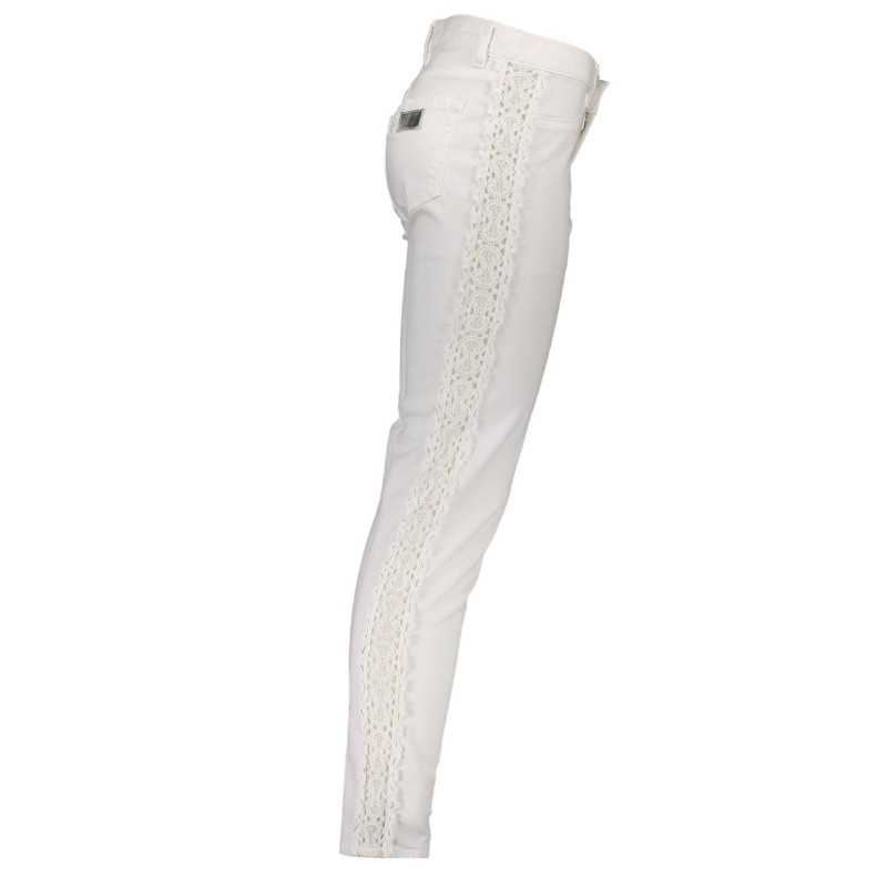 JUST CAVALLI WOMEN'S WHITE TROUSERS