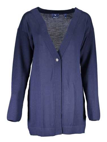 GANT CARDIGAN DONNA BLU