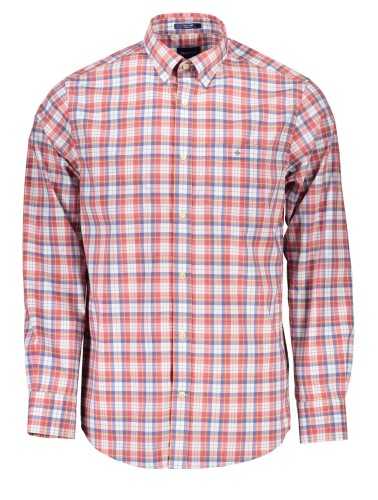 GANT MEN'S RED LONG SLEEVE SHIRT