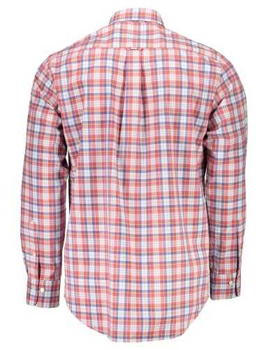 GANT MEN'S RED LONG SLEEVE SHIRT