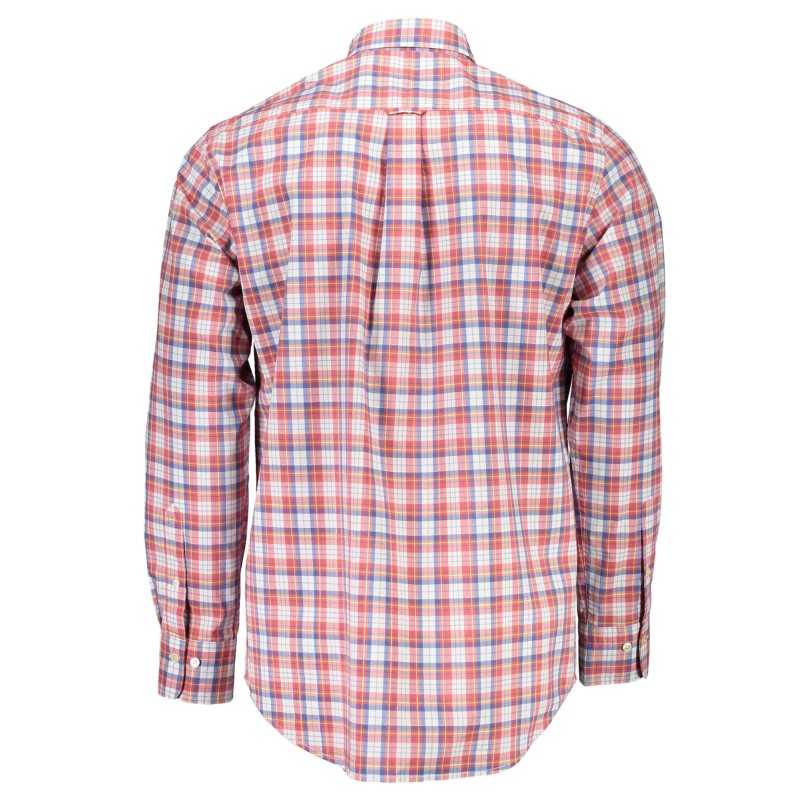 GANT MEN'S RED LONG SLEEVE SHIRT