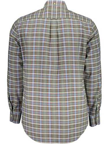 GANT MEN'S GREEN LONG SLEEVE SHIRT