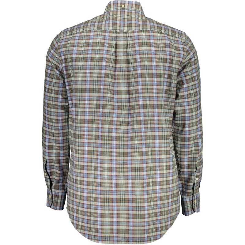 GANT CAMICIA MANICHE LUNGHE UOMO VERDE