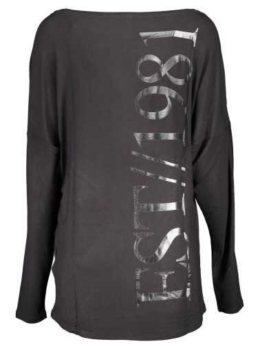 GUESS JEANS LONG SLEEVE T-SHIRT WOMAN BLACK