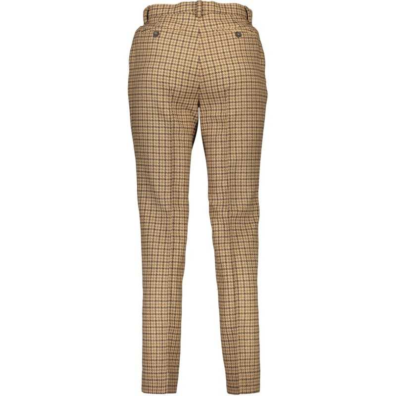 GANT WOMEN'S BROWN TROUSERS