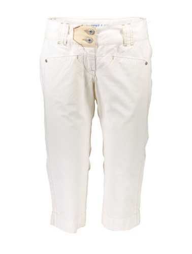 MURPHY & NYE WOMEN'S WHITE BERMUDA TROUSERS