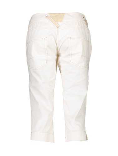 MURPHY & NYE WOMEN'S WHITE BERMUDA TROUSERS