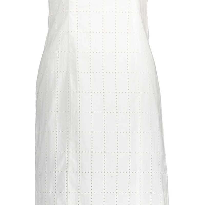 GANT SHORT DRESS WOMAN WHITE