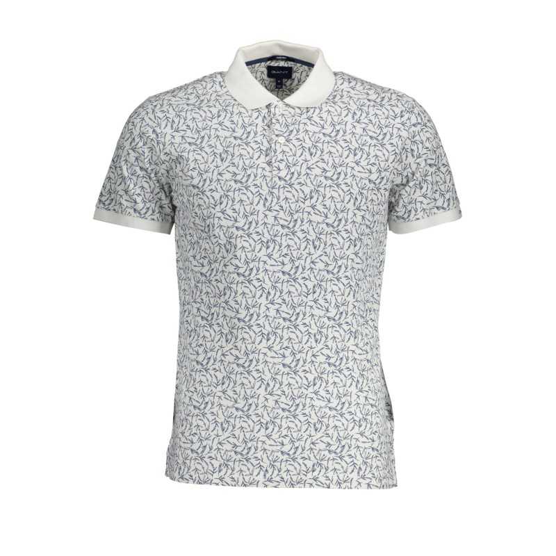 GANT SHORT SLEEVE POLO SHIRT MAN WHITE