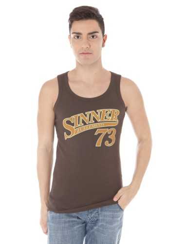 ZUELEMENTS BROWN MEN'S TANK