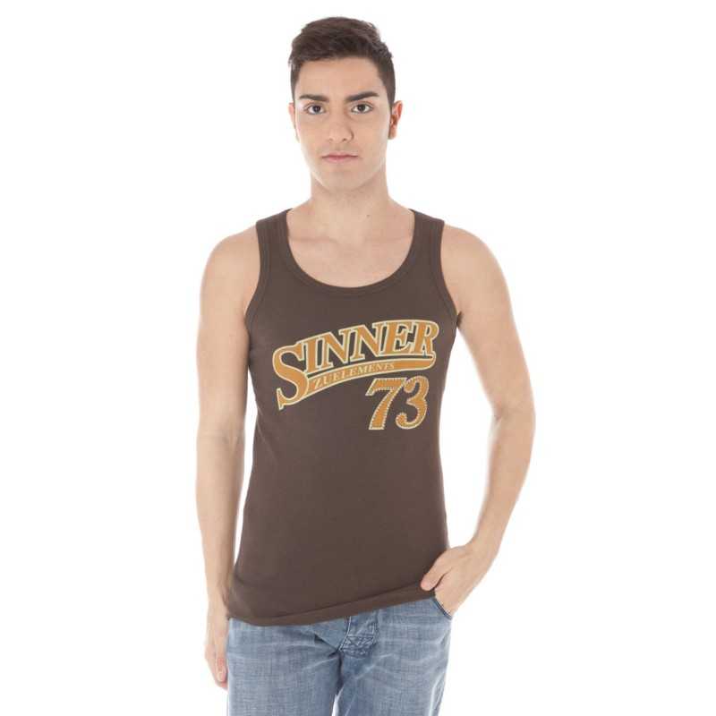 ZUELEMENTS BROWN MEN'S TANK