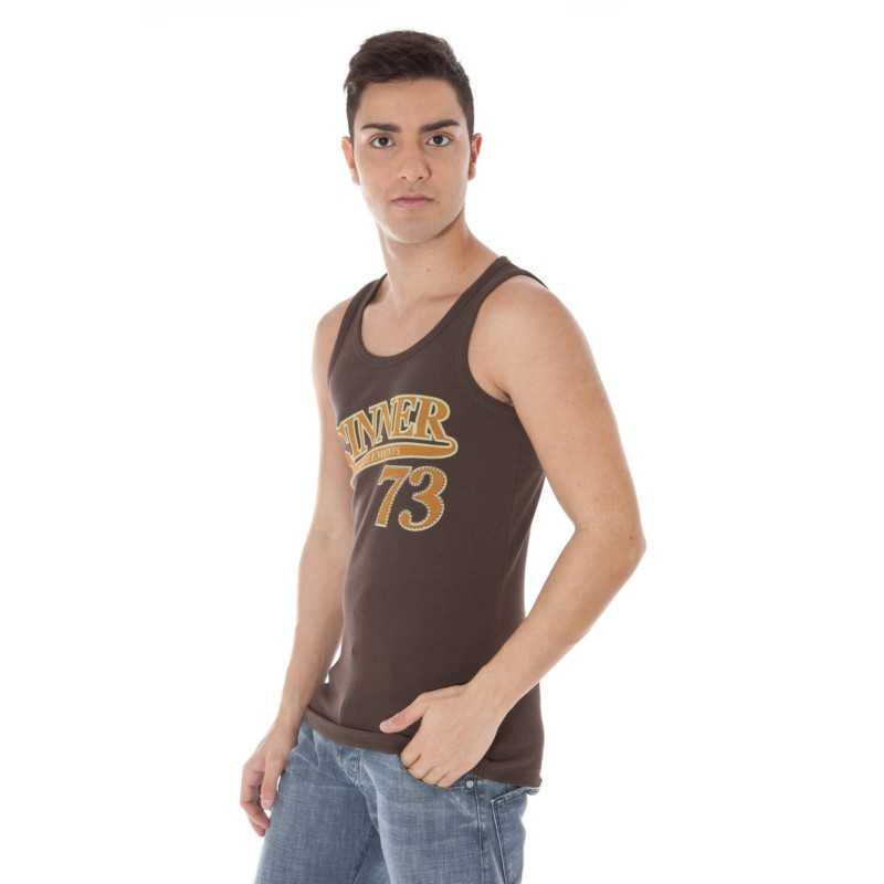 ZUELEMENTS BROWN MEN'S TANK