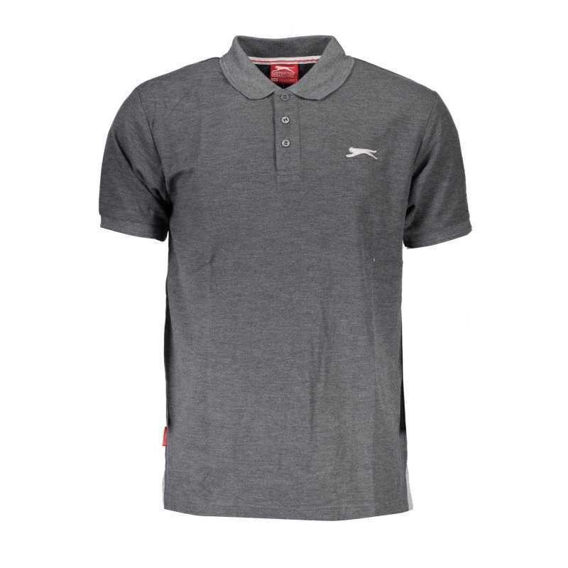 SLAZENGER SHORT SLEEVE POLO SHIRT MAN GRAY