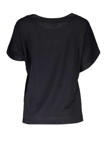 JUST CAVALLI T-SHIRT MANICHE CORTE DONNA NERO