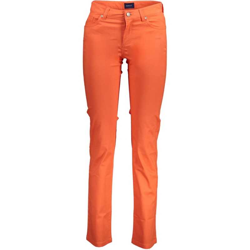 GANT WOMEN'S RED TROUSERS