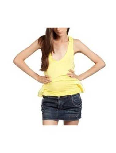 ZUELEMENTS YELLOW WOMAN TANK