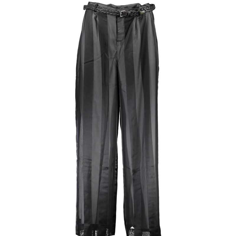 GUESS JEANS WOMEN'S BLACK TROUSERS