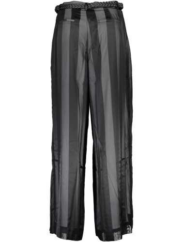 GUESS JEANS WOMEN'S BLACK TROUSERS