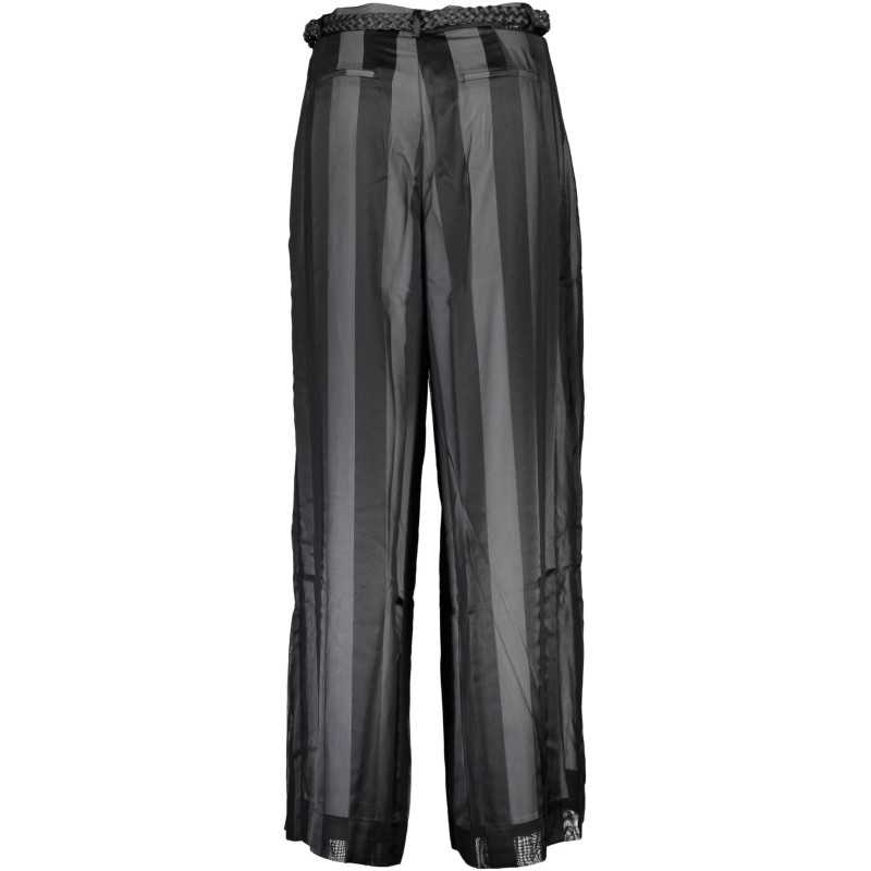 GUESS JEANS WOMEN'S BLACK TROUSERS