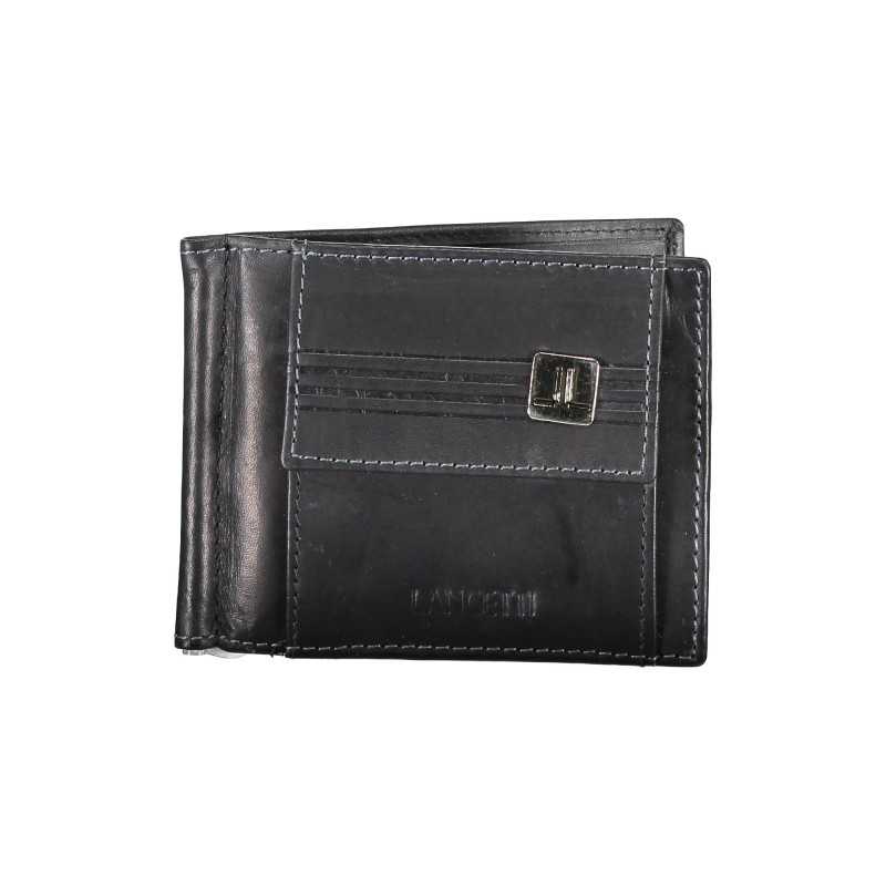 LANCETTI BLACK MEN'S WALLET