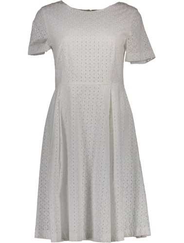 GANT SHORT DRESS WOMAN WHITE