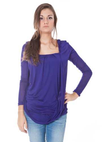 PHARD LONG SLEEVE T-SHIRT PURPLE WOMAN