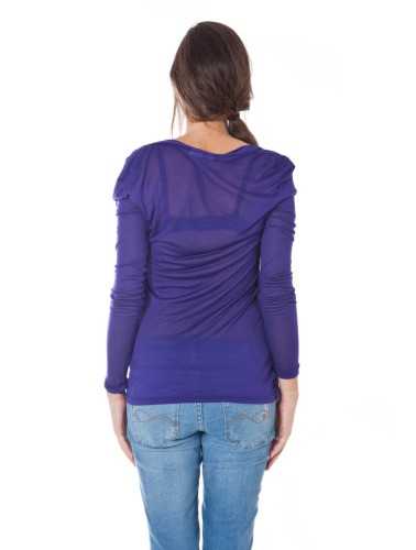 PHARD LONG SLEEVE T-SHIRT PURPLE WOMAN